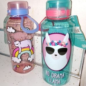 Cool Gear "CHUG ME" Sloth Unicorn & No Drama llama 160z Tumblers